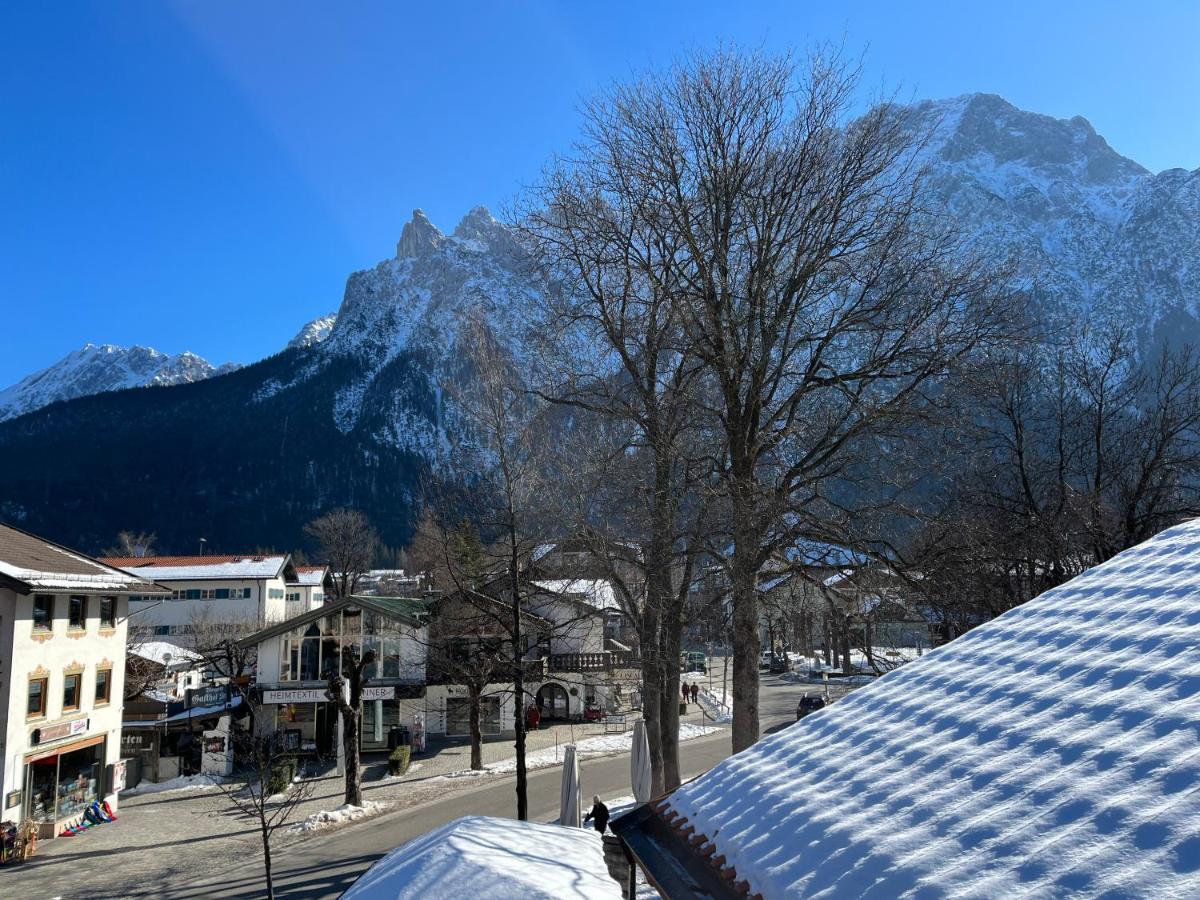 Ferienwohnung Seidl Wohnung Kontrabass Mittenwald Exterior foto