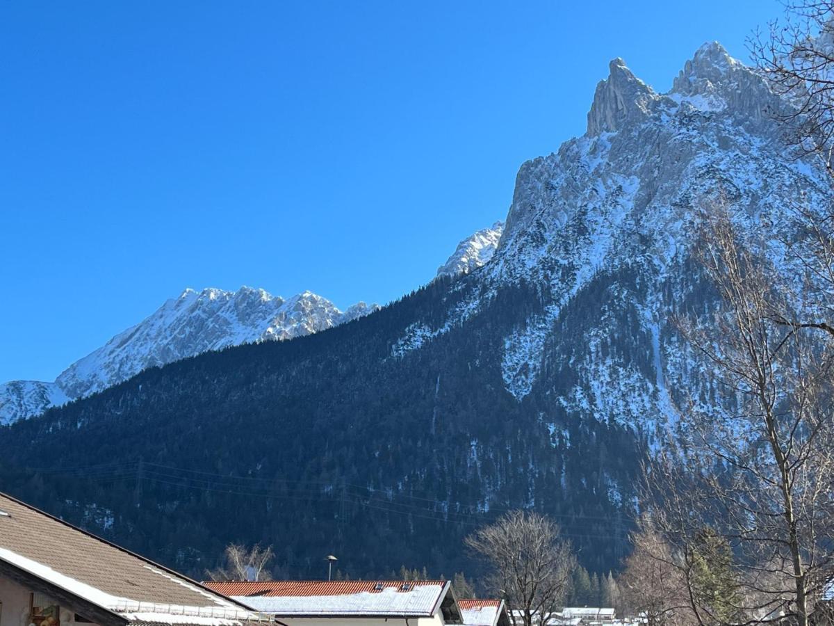 Ferienwohnung Seidl Wohnung Kontrabass Mittenwald Exterior foto